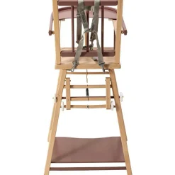 Chaise haute transformable Marcel hybride vieux rose