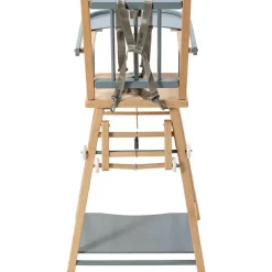 Chaise haute transformable Marcel hybride bleu gris