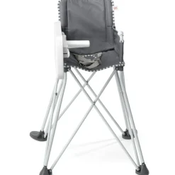 Chaise haute ultra compacte Pop'N Dine Gris