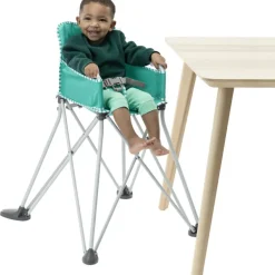 Chaise haute ultra compacte Pop'N Dine Vert