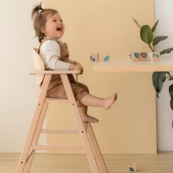 Chaise haute évolutive en bois Growing green 3 en 1