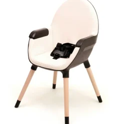 Chaise haute évolutive Essentiel plus noir et sable