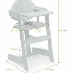 Chaise haute évolutive Filou Up bleue