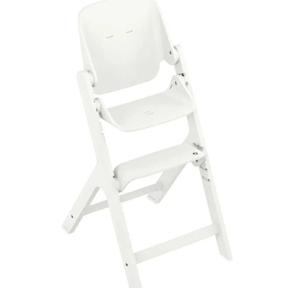 Chaise haute évolutive Nesta en bois blanc