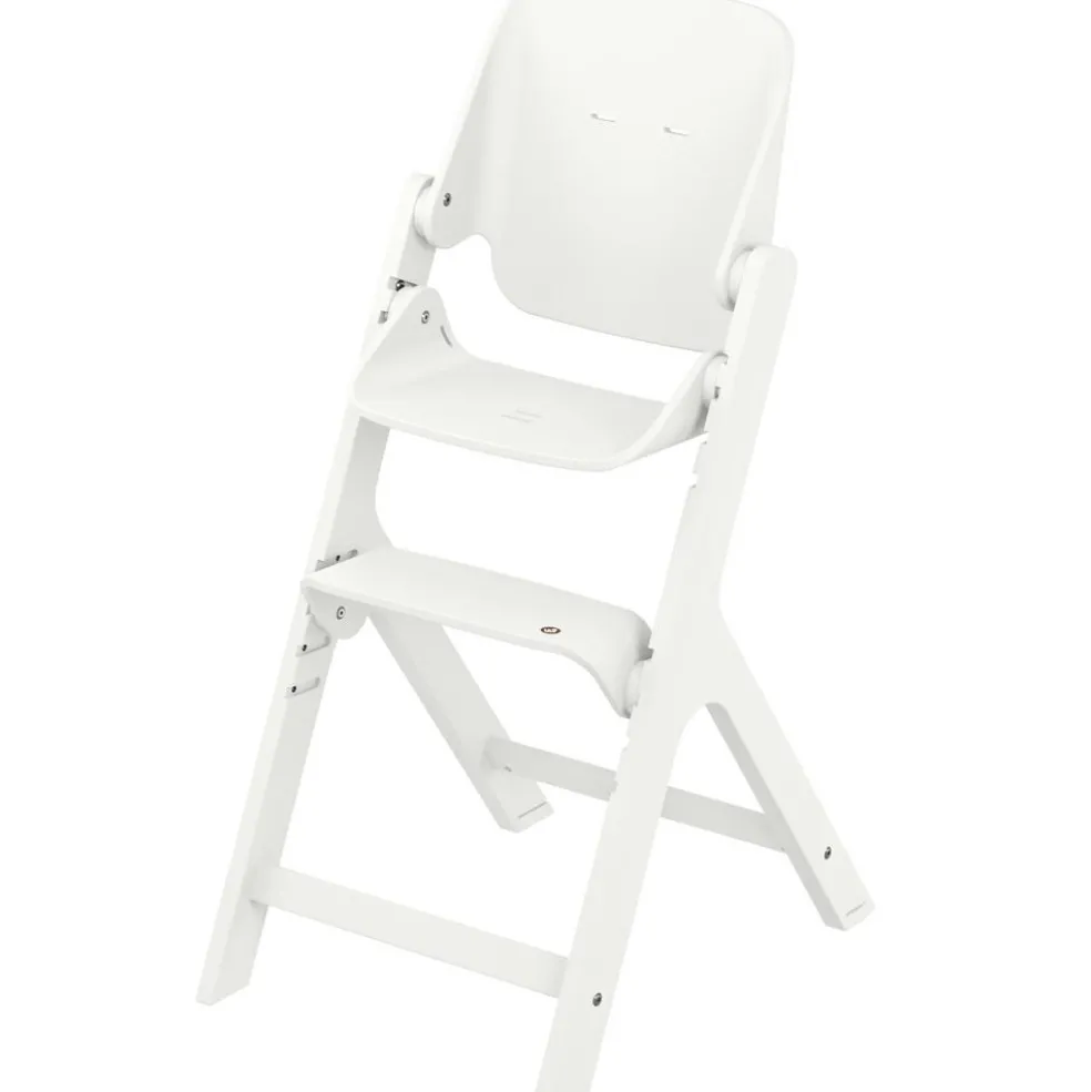 Chaise haute évolutive Nesta en bois blanc