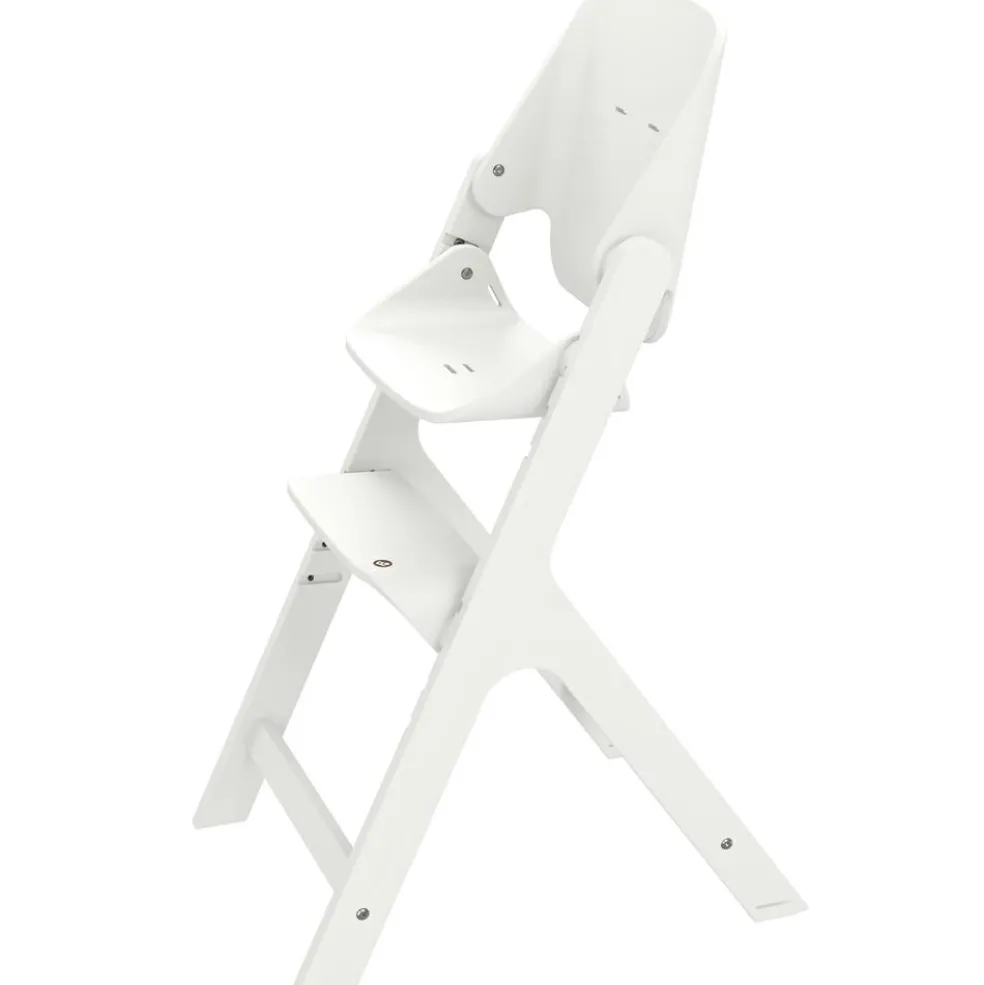 Chaise haute évolutive Nesta en bois blanc