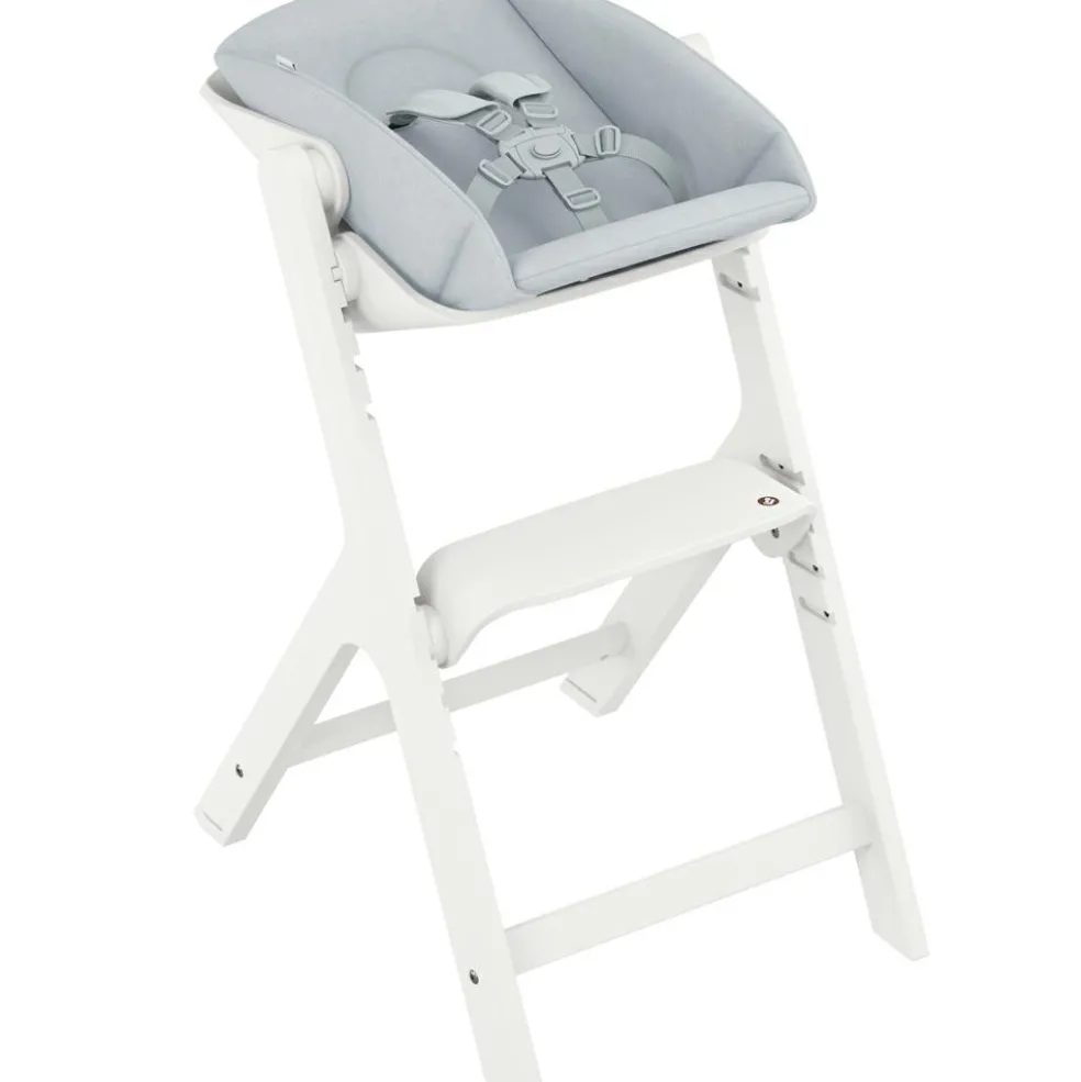 Chaise haute évolutive Nesta en bois blanc
