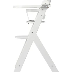 Chaise haute évolutive Timba White avec coussin
