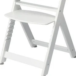 Chaise haute évolutive Timba White avec coussin