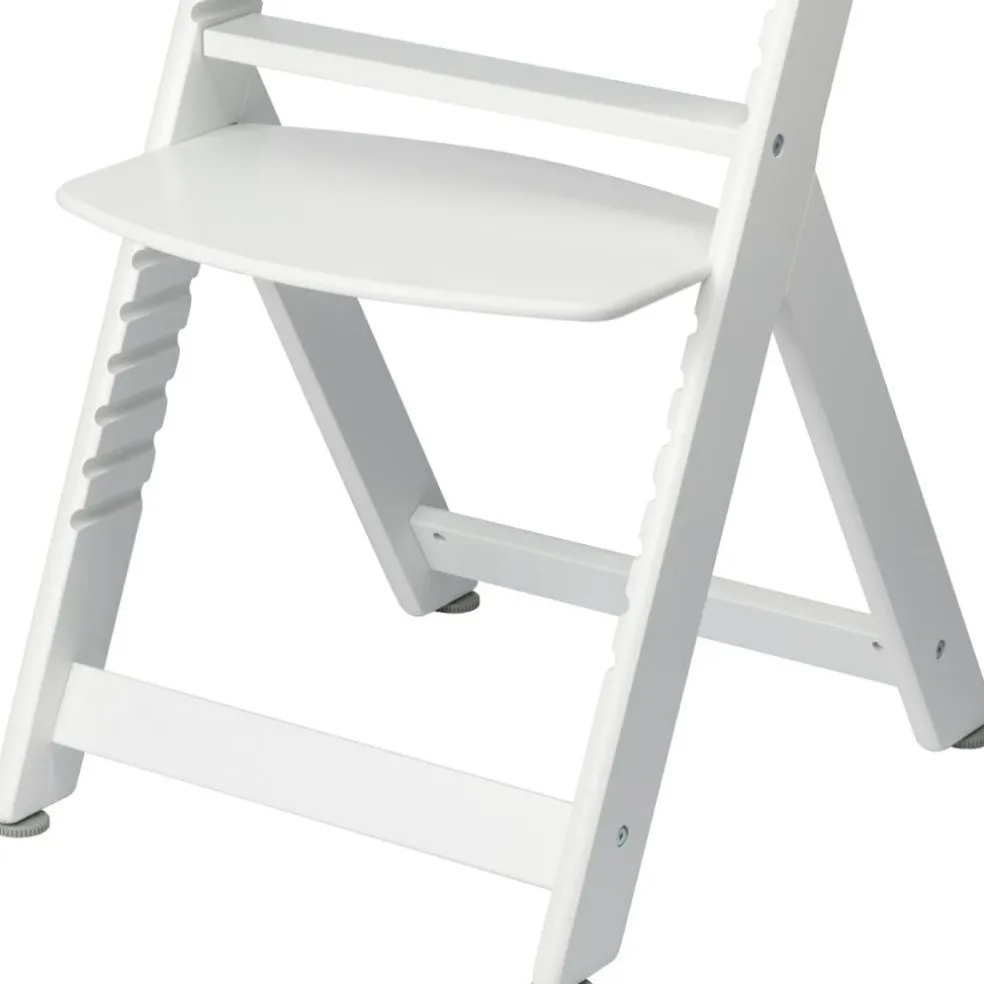 Chaise haute évolutive Timba White avec coussin