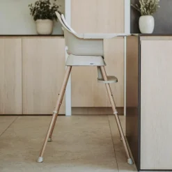 Chaise haute évolutive Ultimo 3 Luxe Argile-Naturel