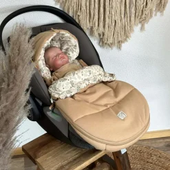 Chancelière bébé jersey Hooded butternut