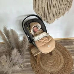 Chancelière bébé jersey Hooded butternut