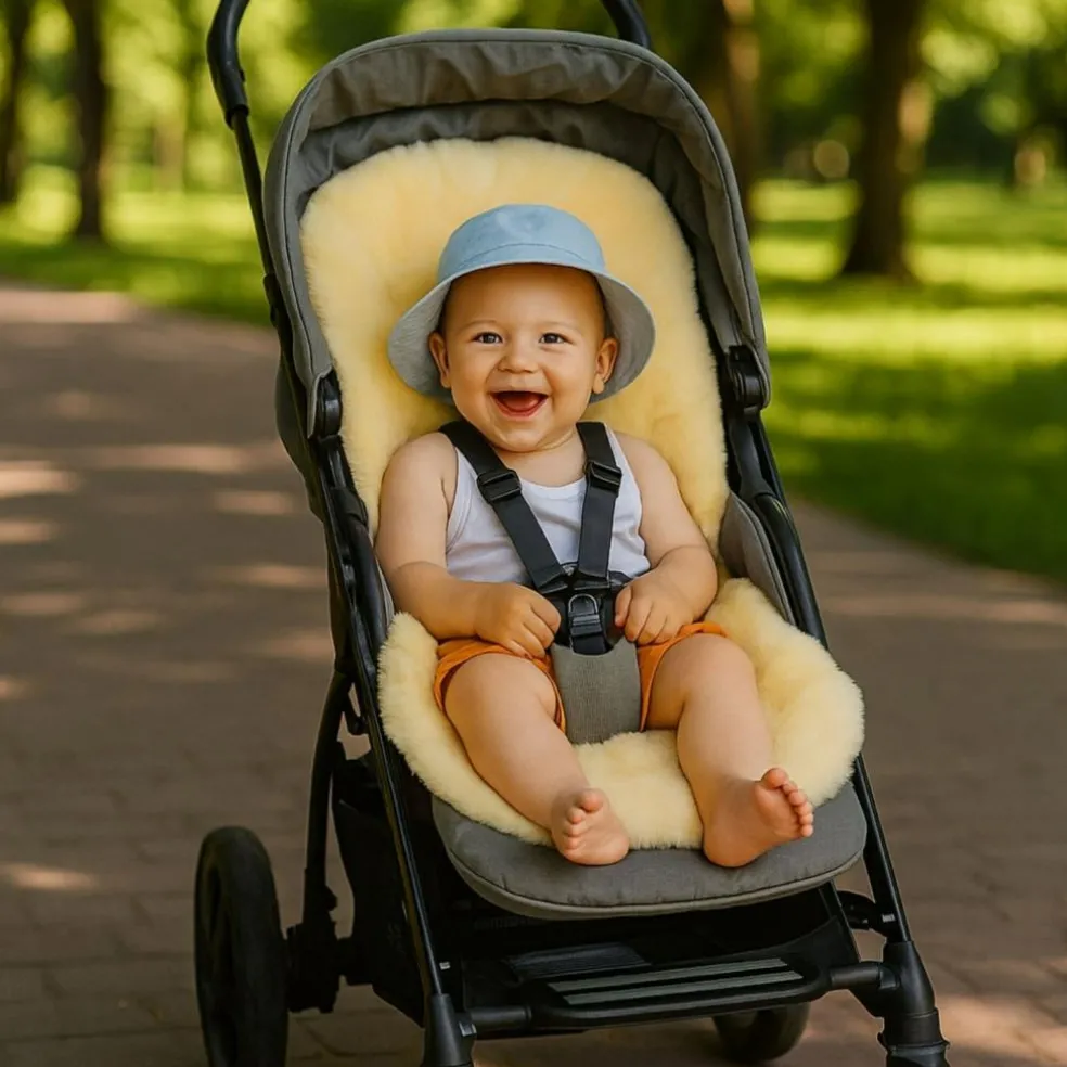 Chancelière thermique pour poussette SHEEP vert sauge