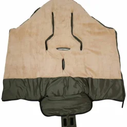 Chancelière thermique pour poussette SANDY kaki et camel