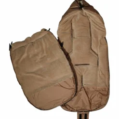 Chancelière thermique pour poussette AKIKO sand et camel