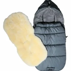 Chancelière thermique pour poussette SHEEP anthracite