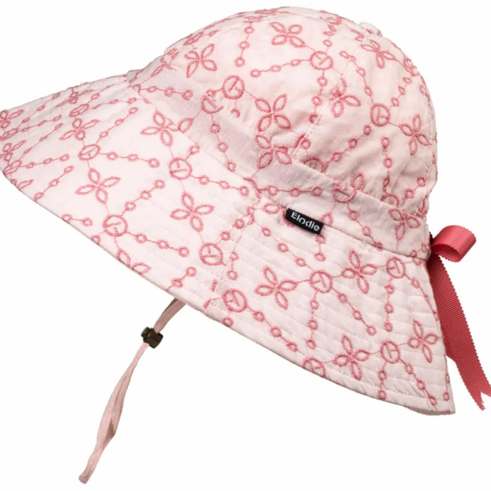 Chapeau anti-UV Embroidery Anglaise Pink (6-12 mois)