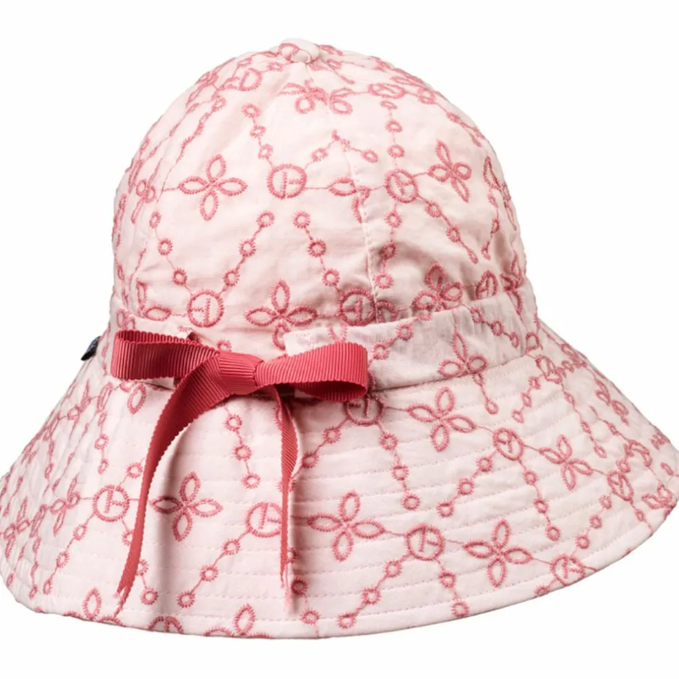 Chapeau anti-UV Embroidery Anglaise Pink (6-12 mois)
