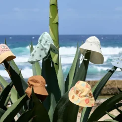 Chapeau anti-UV Fleurs vanille (19-36 mois)
