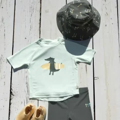 Chapeau anti-UV Palmiers olive foncé (07-18 mois)