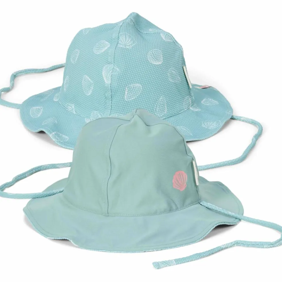 Chapeau réversible anti-UV Ocean Treasures Surf Blue (0-1 an)