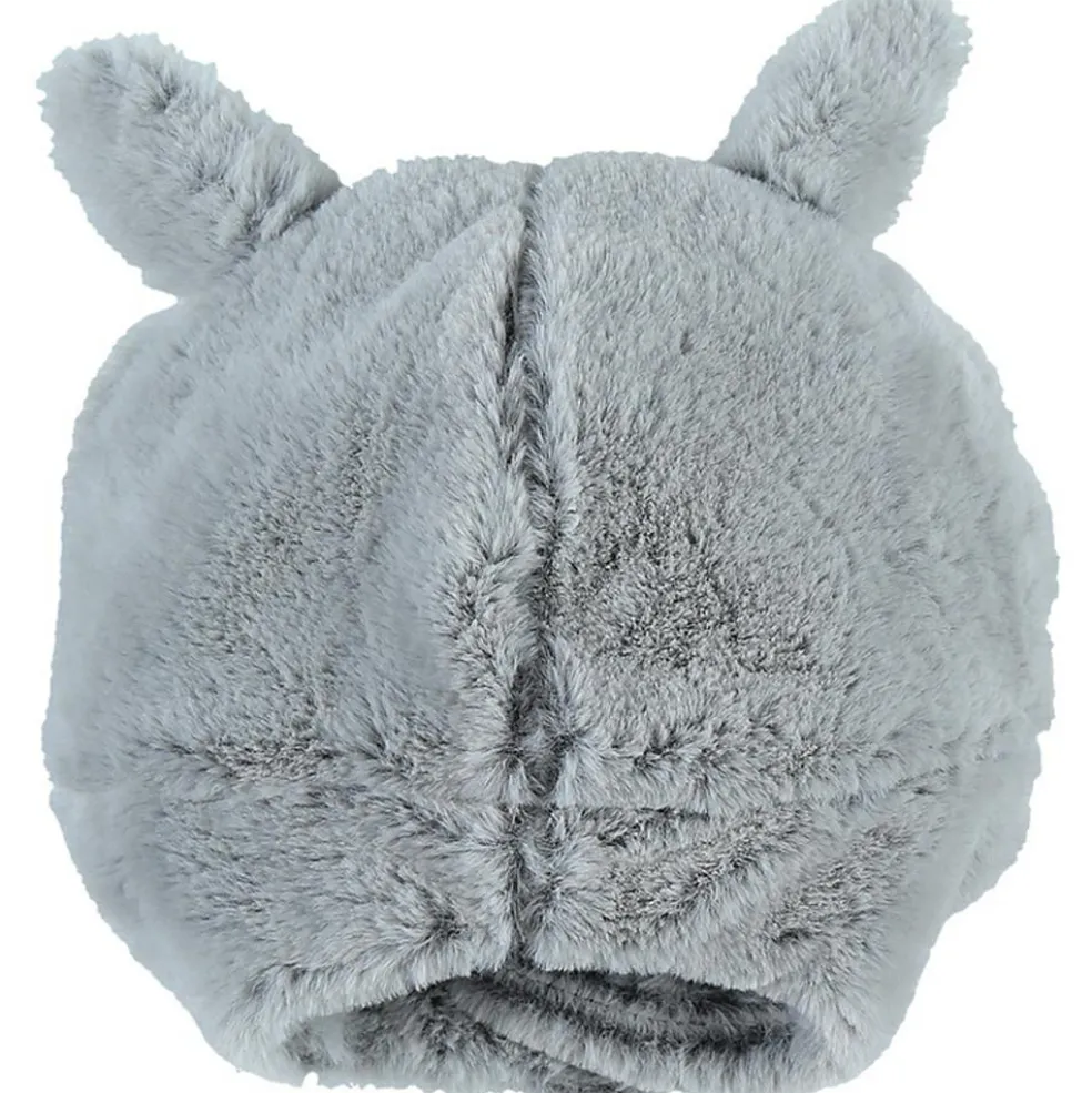 Chapka en groloudoux gris (1-6 mois)