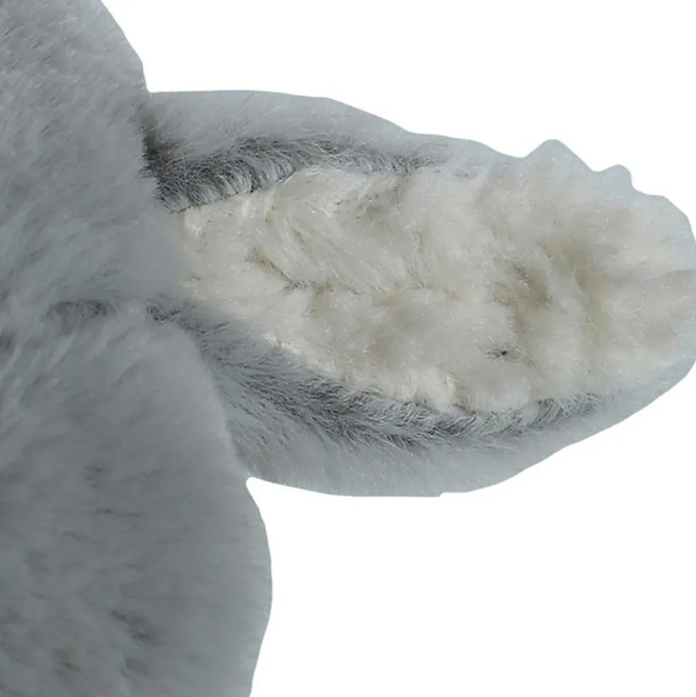 Chapka en groloudoux gris (1-6 mois)