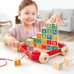 Chariot à roulettes avec blocs empilables