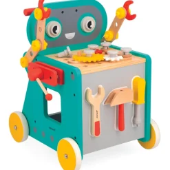 Chariot Brico'kids en bois robot (38 pièces)