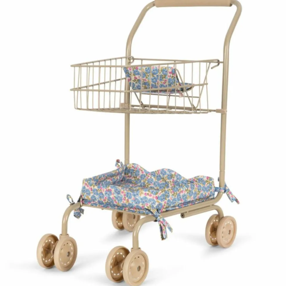 Chariot de course pour poupée Fleur Rosier