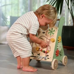 Chariot de marche en bois Boho Chic