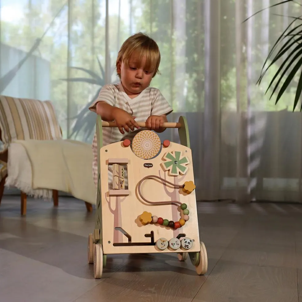 Chariot de marche en bois Boho Chic