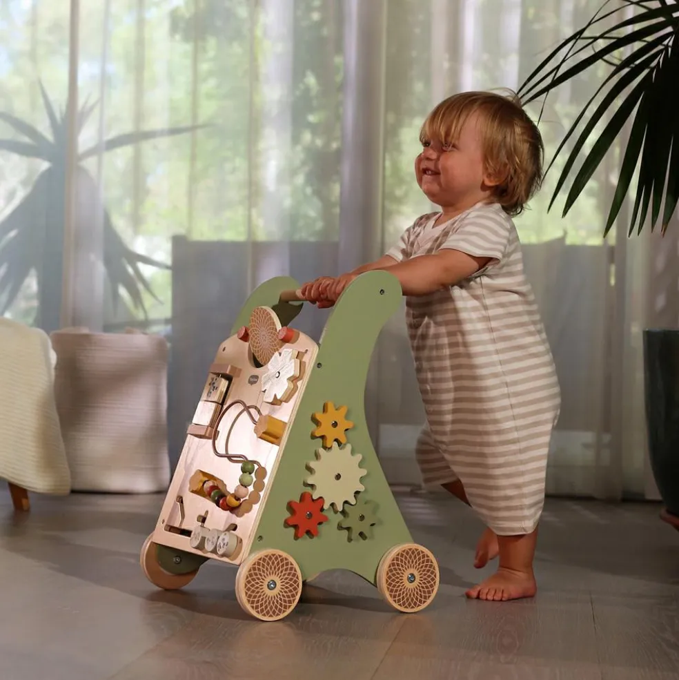 Chariot de marche en bois Boho Chic