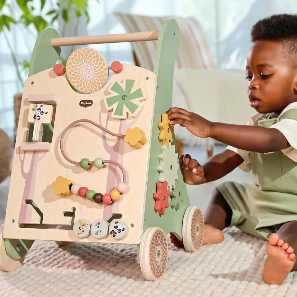 Chariot de marche en bois Boho Chic