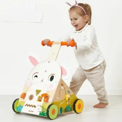 Chariot de marche multi-activités Lapin Ferme