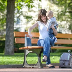 Chauffe biberon nomade étoiles gris