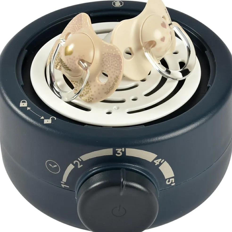 Chauffe-biberon Babymilk second bleu nuit