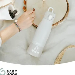 Chauffe-biberon nomade Moov & Feed Minéral Sable