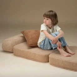 Chauffeuse Brown Sugar velours côtelé