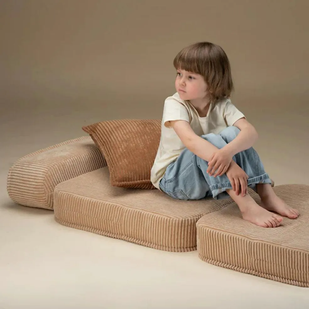 Chauffeuse Brown Sugar velours côtelé