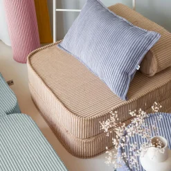 Chauffeuse Brown Sugar velours côtelé