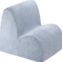 Chauffeuse Cloud Blueberry Blue velours côtelé