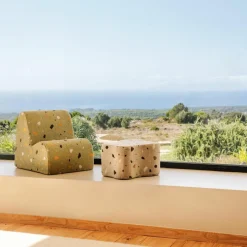 Chauffeuse Cloud Terrazzo Moss