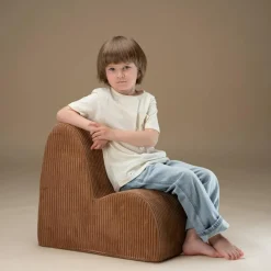 Chauffeuse Cloud Toffee velours côtelé