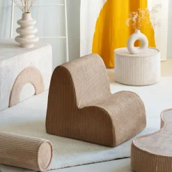 Chauffeuse Cloud Toffee velours côtelé