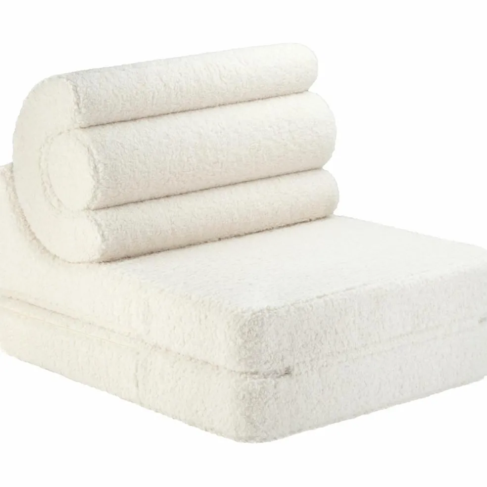 Chauffeuse Flipster Cream White molletonné