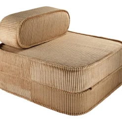 Chauffeuse Toffee velours côtelé