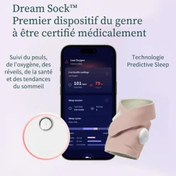 Chaussette connectée Dream Sock mint (0-18 mois) - Reconditionné