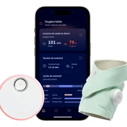 Chaussette connectée Dream Sock mint (0-18 mois)